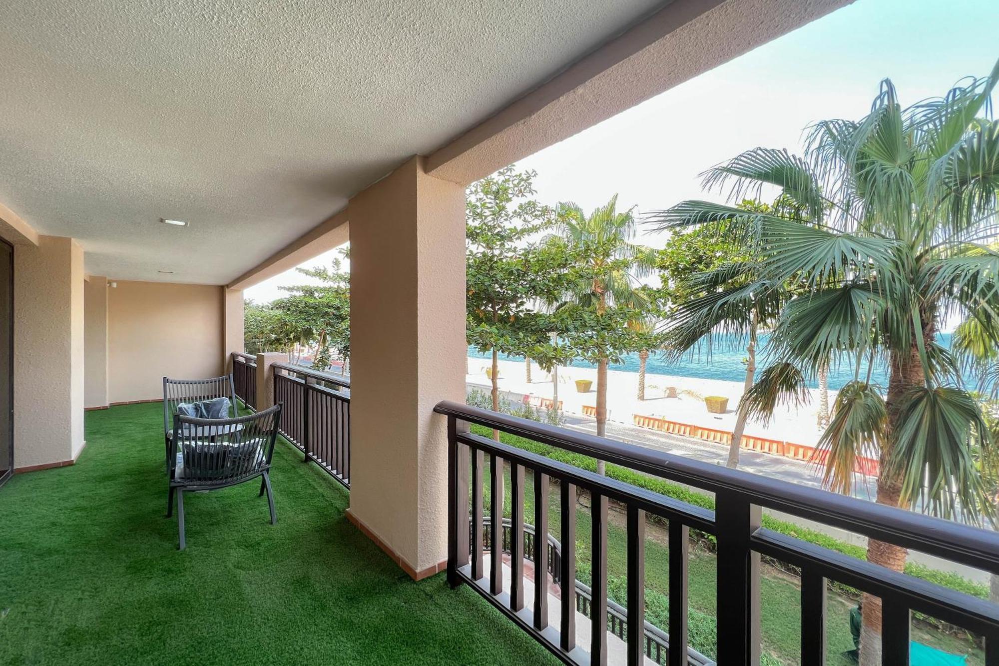 Luxe Getaways Royal Amwaj Palm Jumeirah Resort Apartment Holiday Home Dubai Exterior foto