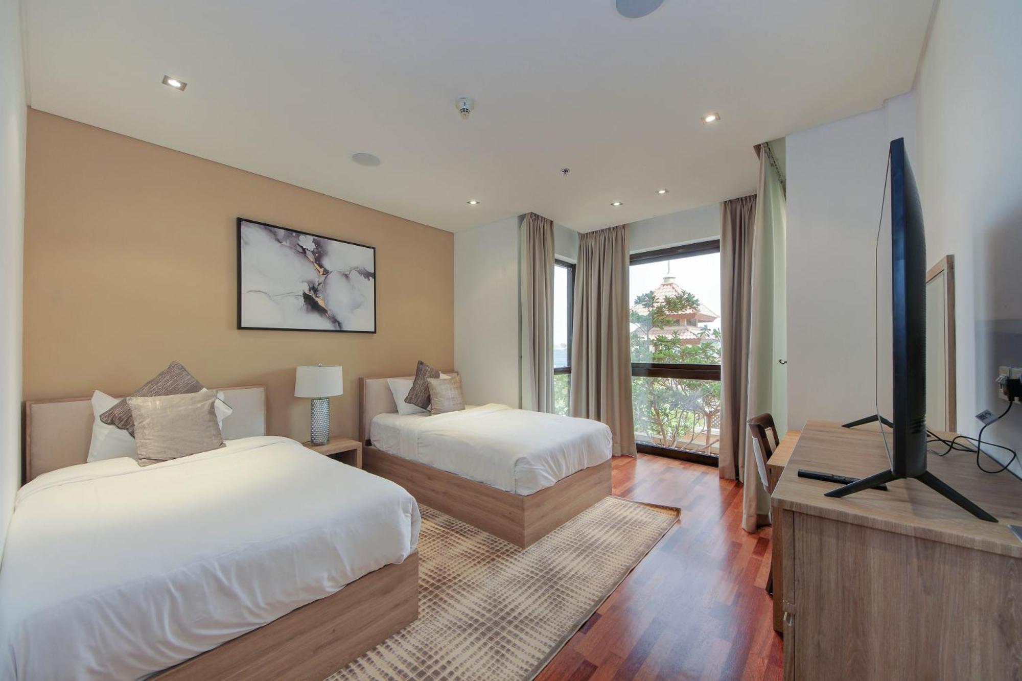Luxe Getaways Royal Amwaj Palm Jumeirah Resort Apartment Holiday Home Dubai Exterior foto