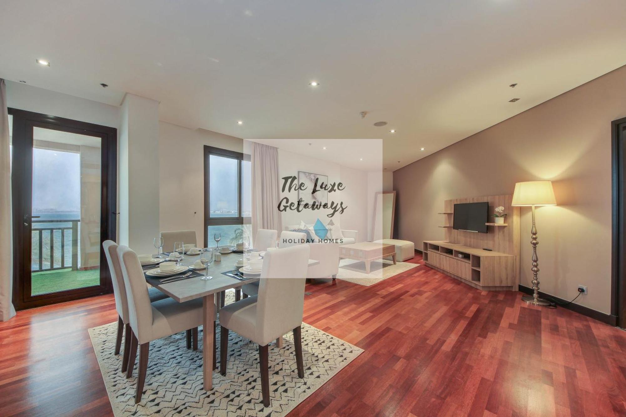 Luxe Getaways Royal Amwaj Palm Jumeirah Resort Apartment Holiday Home Dubai Exterior foto