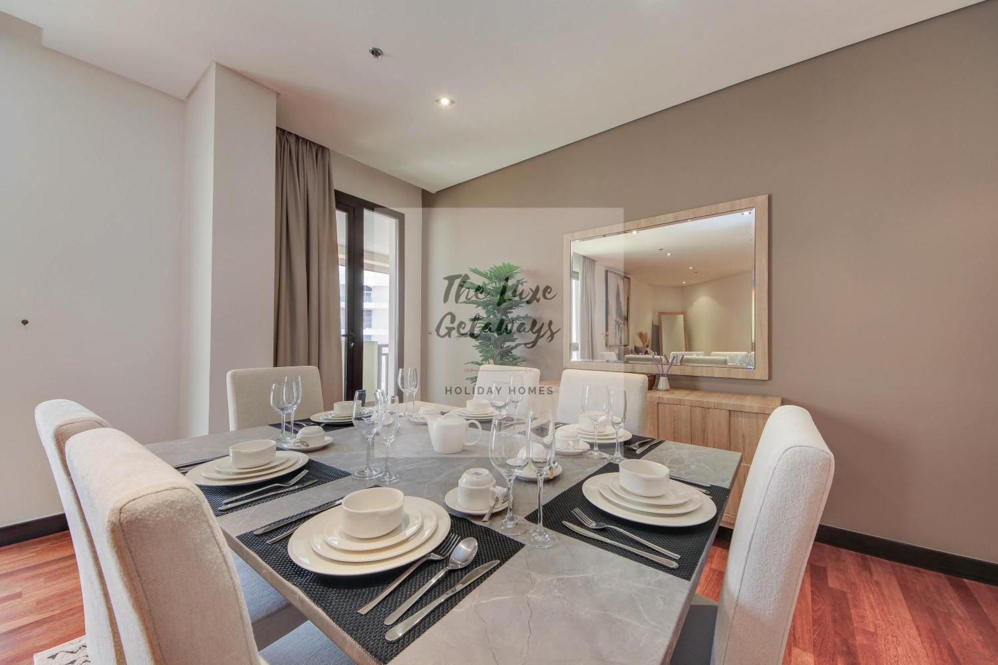 Luxe Getaways Royal Amwaj Palm Jumeirah Resort Apartment Holiday Home Dubai Exterior foto